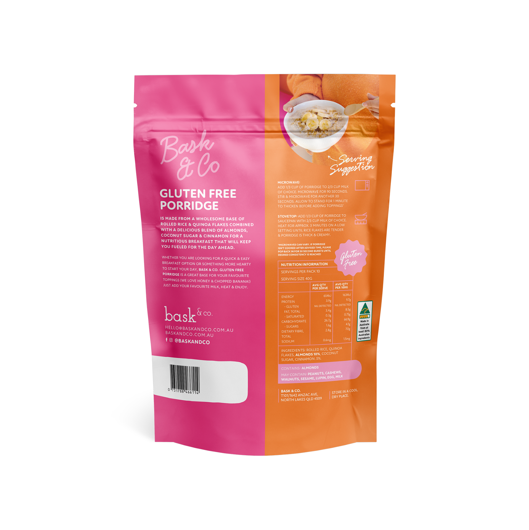 Cinnamon Porridge Back R