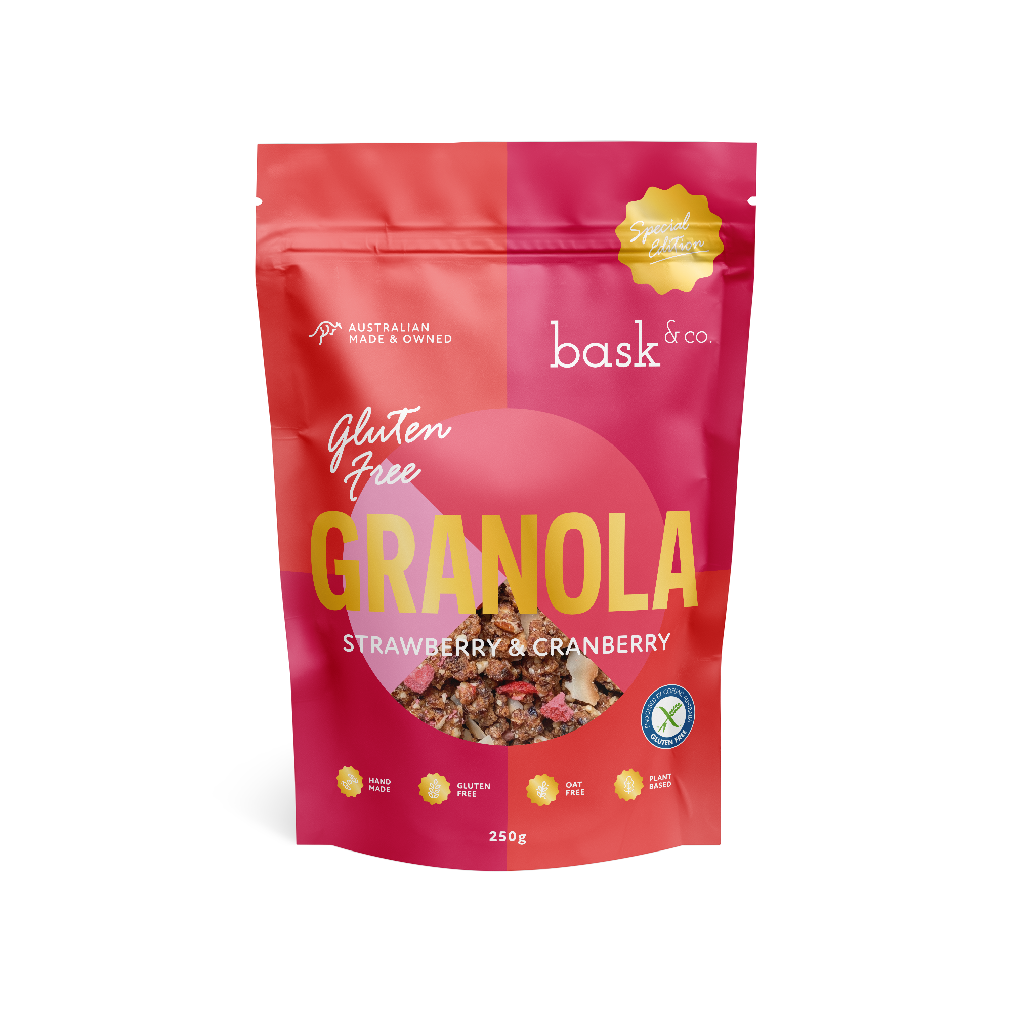 Strawberry Granola Front